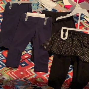 3-6 months leggings old navy, carters